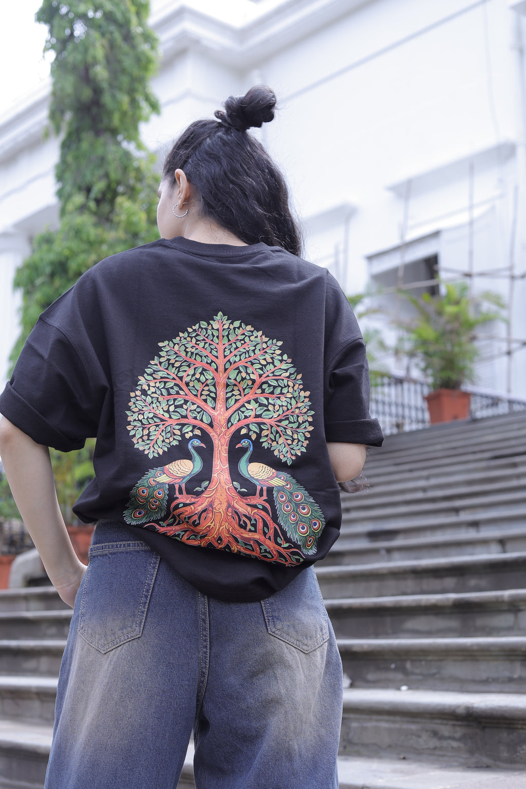 KPDA Heritage Peacock Oversized T-Shirt [Unisex]