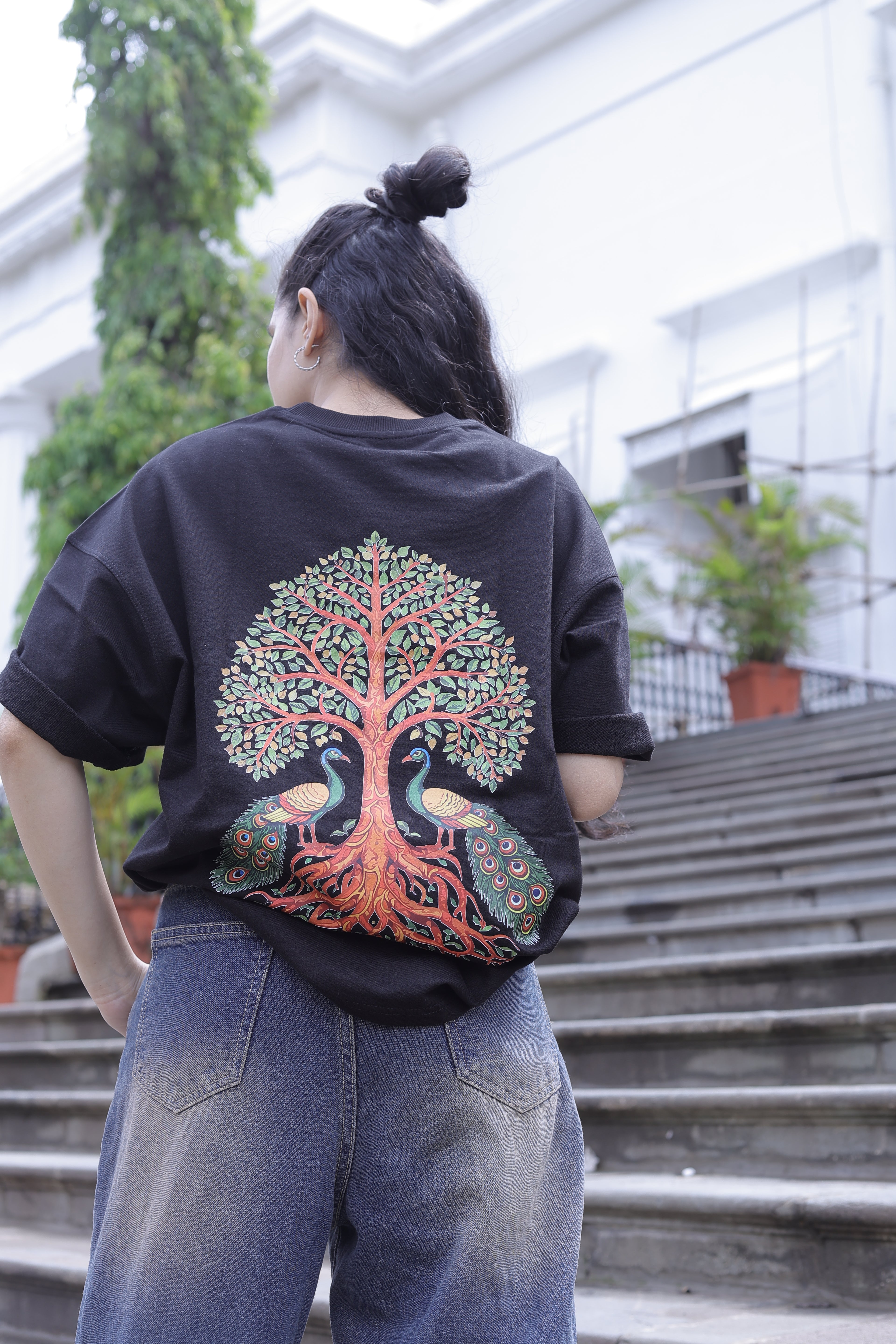 KPDA Heritage Peacock Oversized T-Shirt [Unisex]