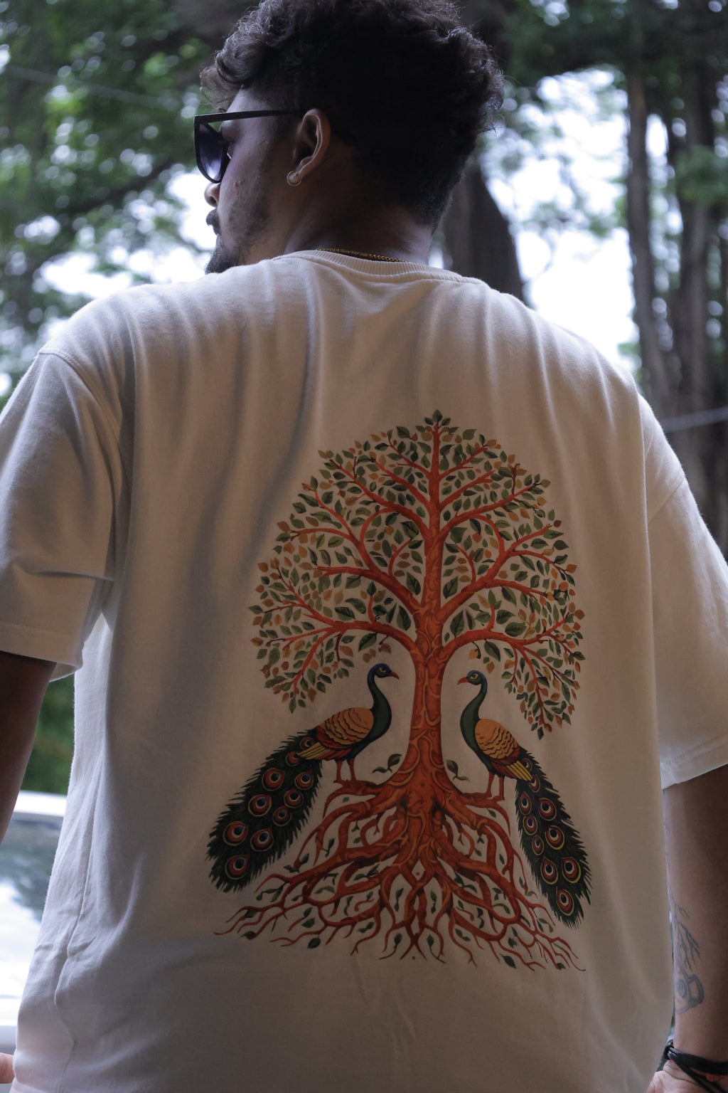 KPDA Heritage Peacock Oversized T-Shirt [Unisex]
