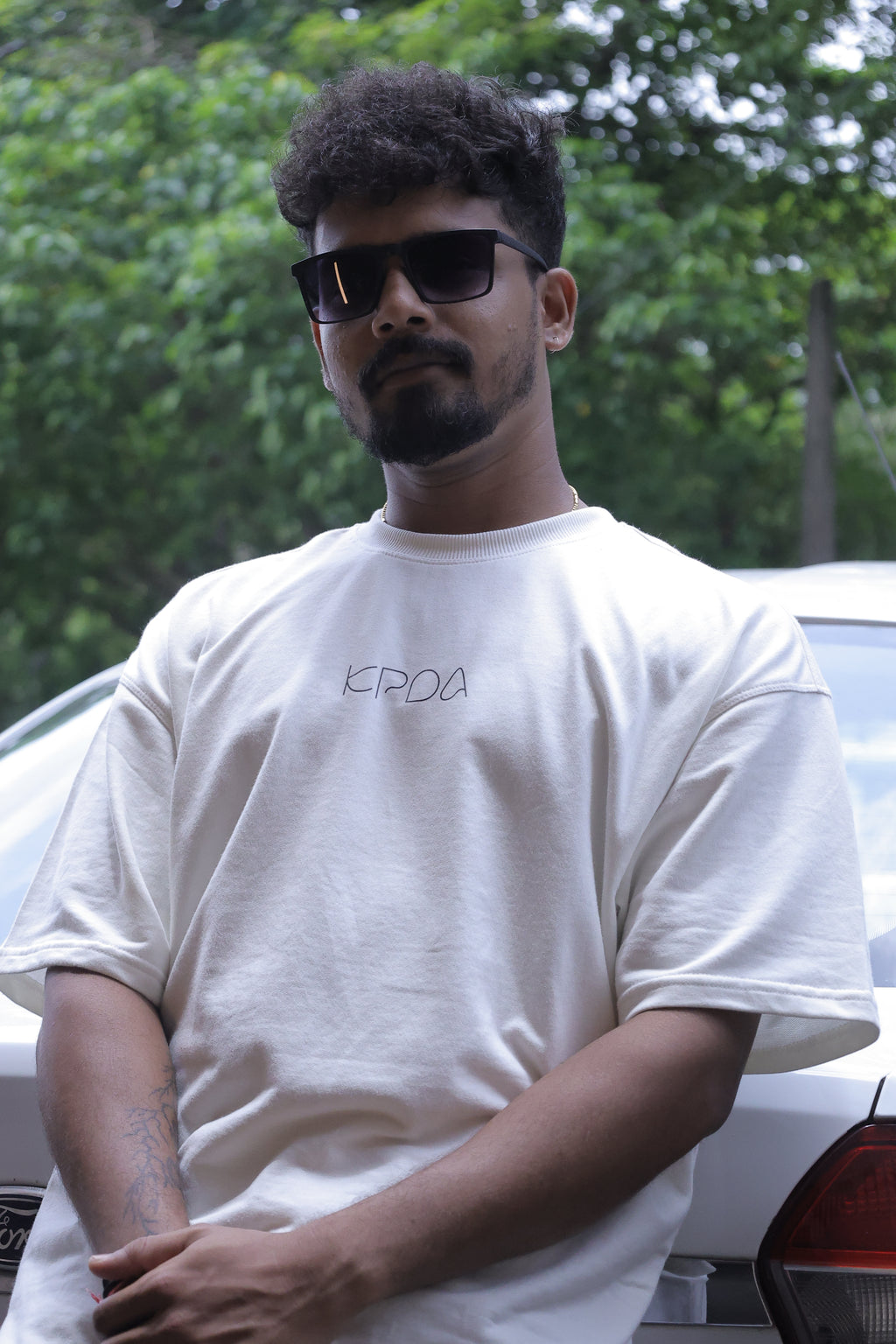 KPDA Black and White Combo — French Terry Half Sleeve + Waffle Full Sleeve | 2 T-Shirts ₹1,200