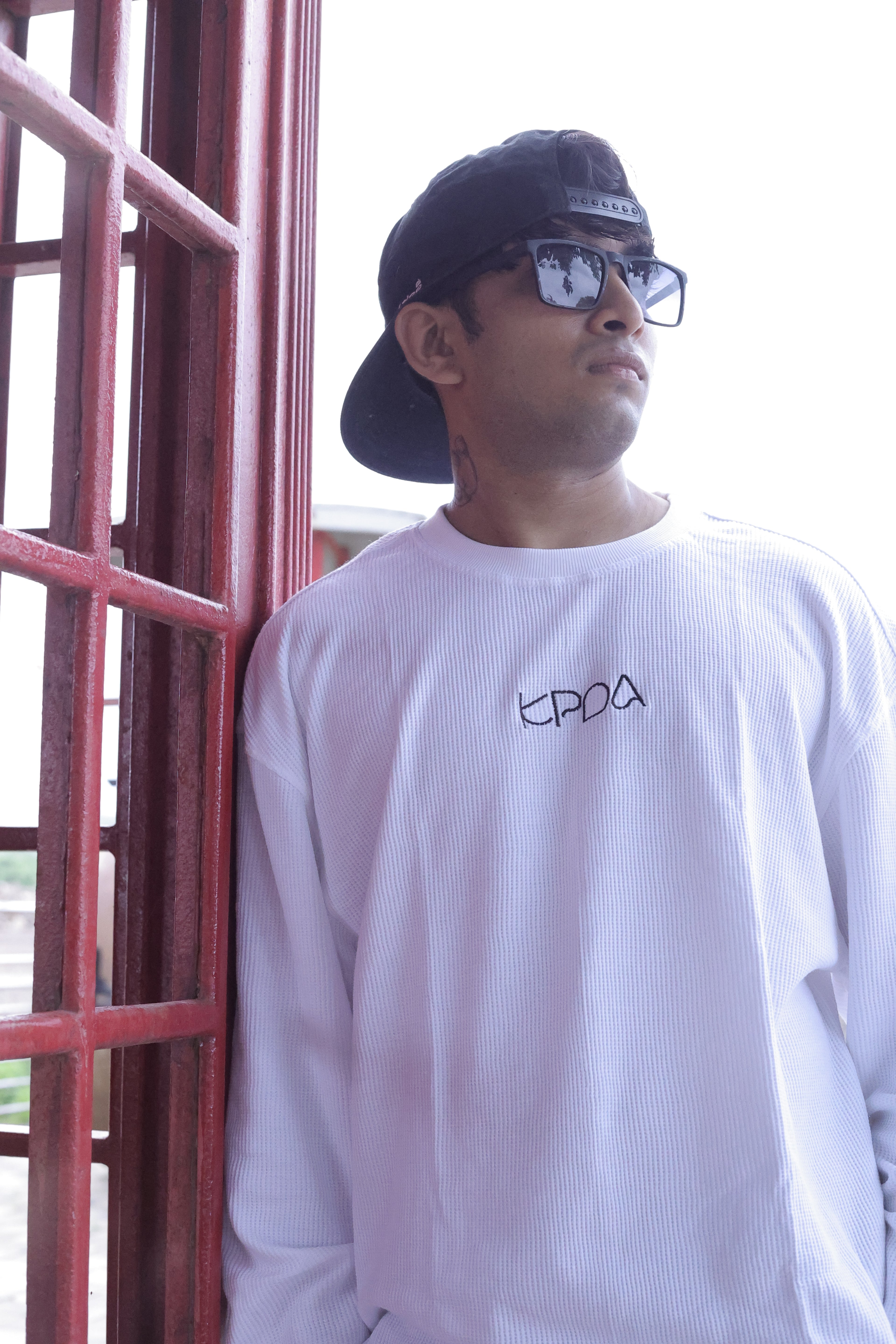 KPDA Waffle Oversized Full-SleeveT-Shirt [Unisex]
